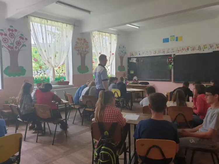 Copii ”vizitați” de polițiști