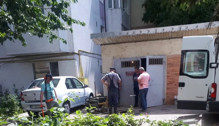 Garaje inundate în municipiul Botoșani FOTO&amp;VIDEO