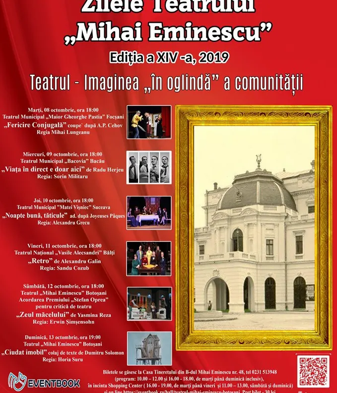 Zilele Teatrului aduc o serie de evenimente culturale