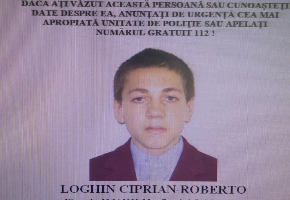 Adolescent dispărut! Dacă îl vedeți, sunați la 112!