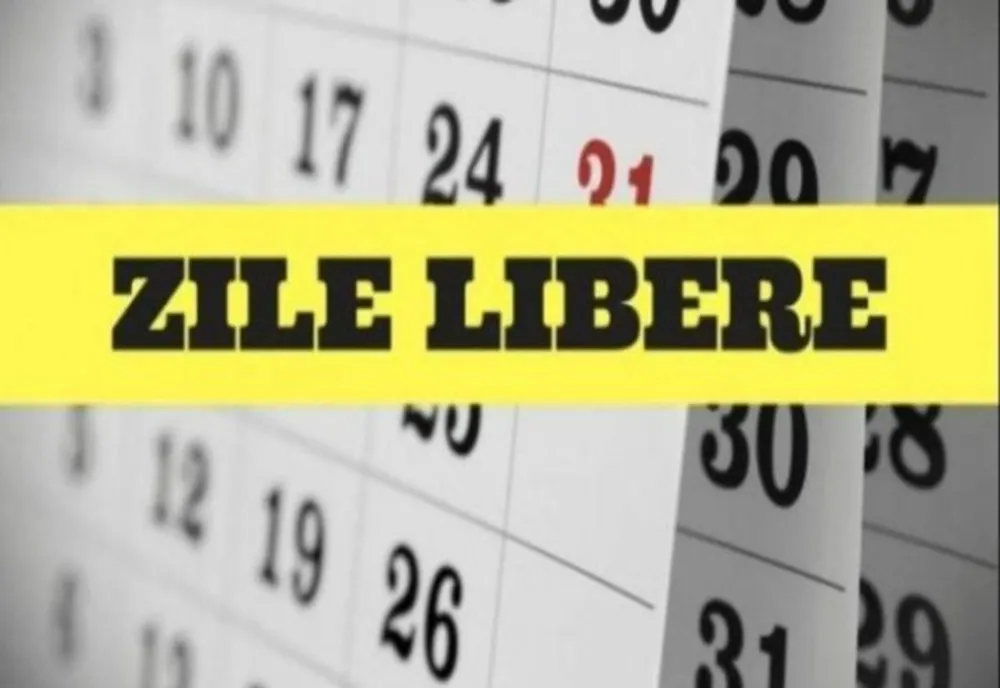 Mai multe zile LIBERE în 2022 - Când îi așteaptă pe români prima minivacanță în următorul an