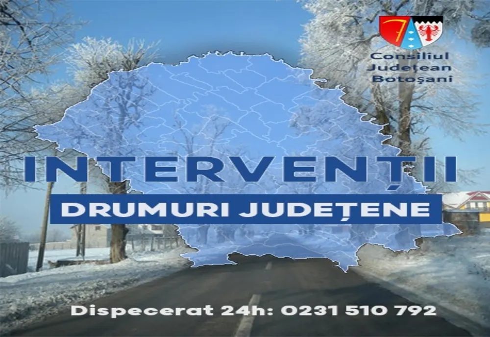 S-au finalizat pregătirile pentru deszăpezirea drumurilor județene