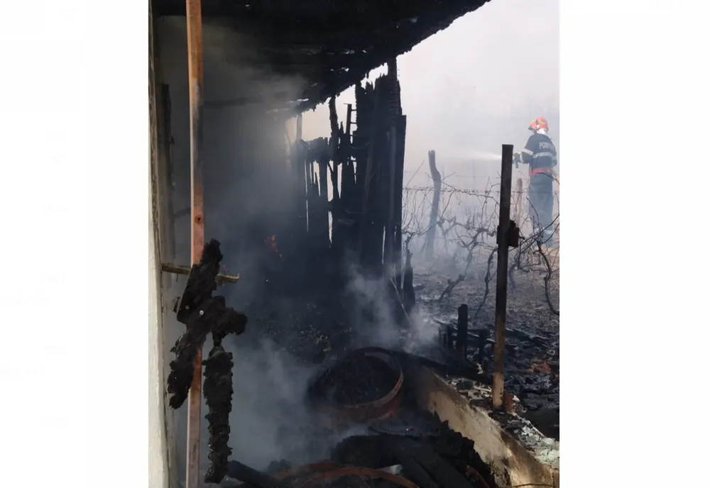 O femeie de 71 de ani a rămas fără locuință. Un incendiu i-a distrus agoniseala