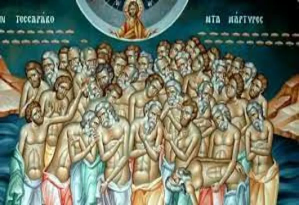 Sărbătoare uriașă în calendarul ortodox - 9 martie - Cruce cu negru
