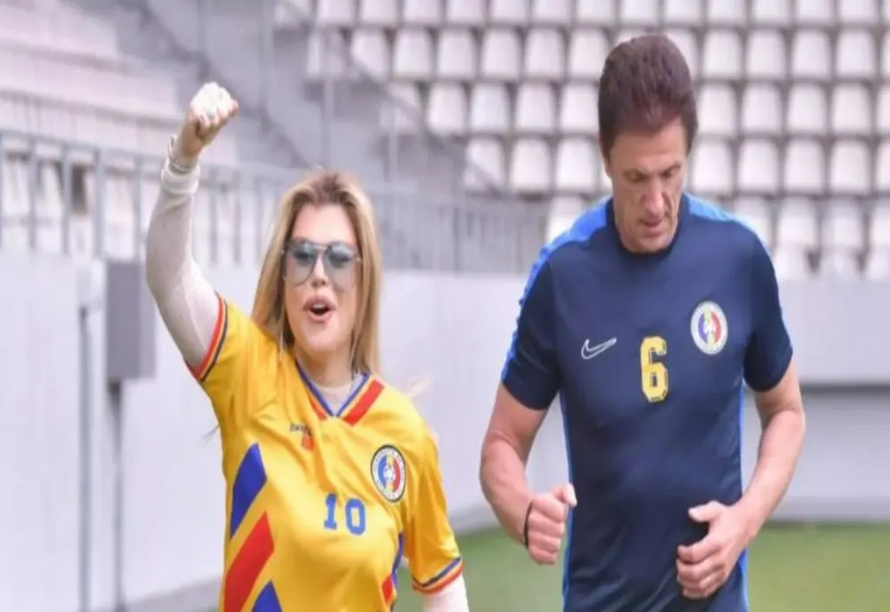 Loredana Groza - show la antrenamentul Generației de Aur. Cântăreața a făcut furori