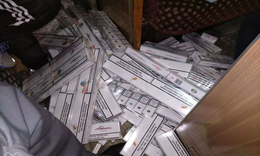 Contrabandist prins în piața centrală din Botoșani