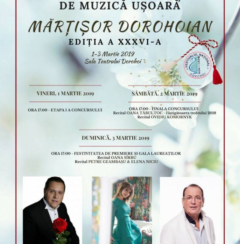 Mărțișor dorohoian debutează mâine cu o nouă ediție