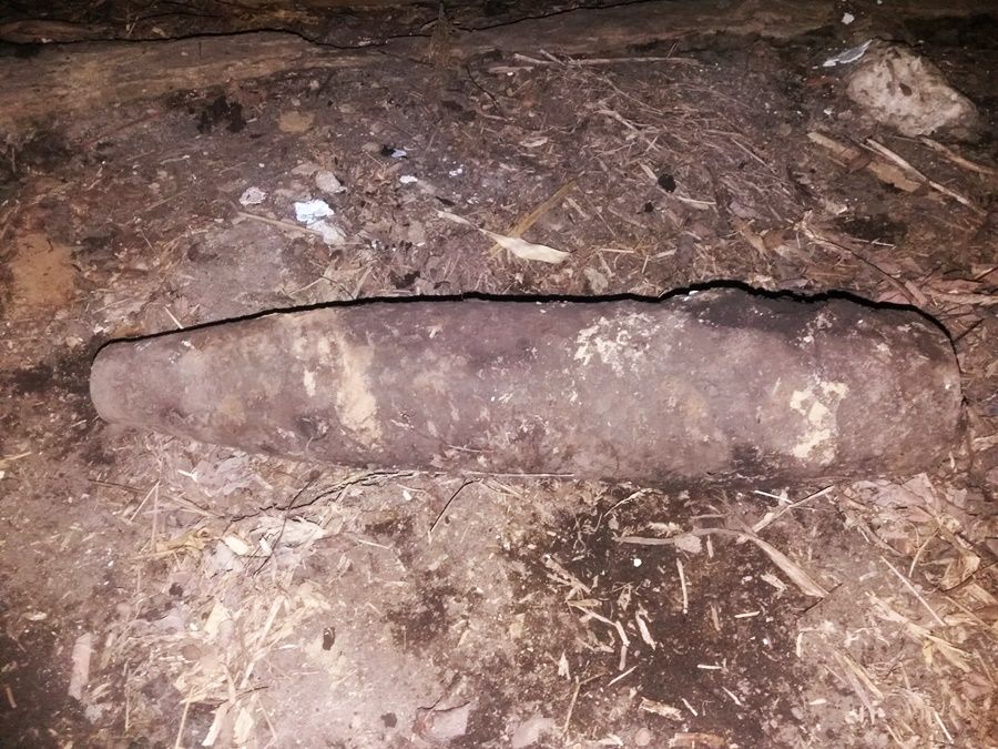 Obuz în stare de funcționare descoperit într-o gospodărie din comuna Hlipiceni