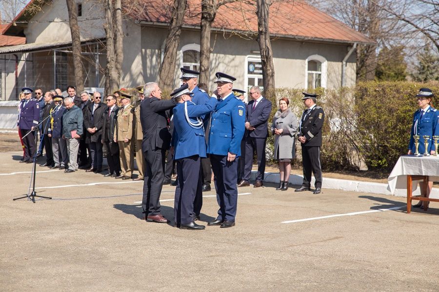 Ziua Jandarmeriei Române sărbătorită la Botoșani cu avansări în grad, discursuri și concursuri sportive FOTO