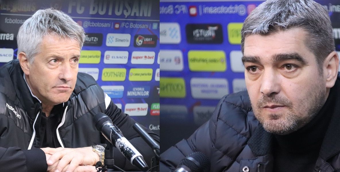 FC Botoșani – FC Voluntari 2-0. Reacțiile celor doi antrenori