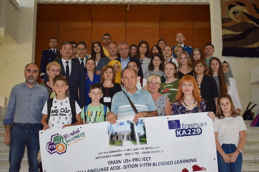 Profesori și elevi din două țări au venit la Botoșani prin programul Erasmus