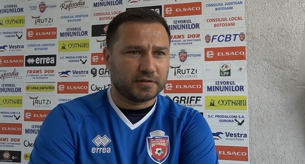 FC Botoșani este pe loc de play-off dar Croitoru este nemulțumit: „Nu pot să fiu mulțumit cu trei egaluri”