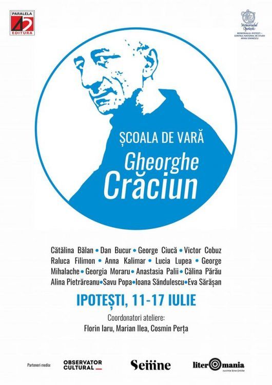 Prima ediție a Școlii de Vară ”Gheorghe Crăciun” la Memorialul Ipotești