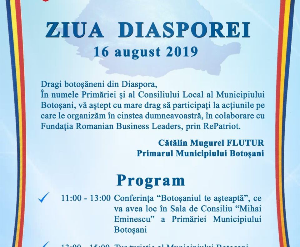 Ziua Diasporei organizată la Botoșani