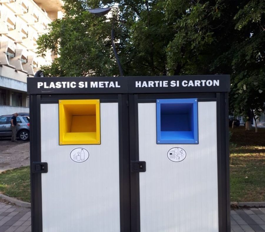 Module stradale pentru colectarea selectivă a gunoiului în municipiul Botoșani