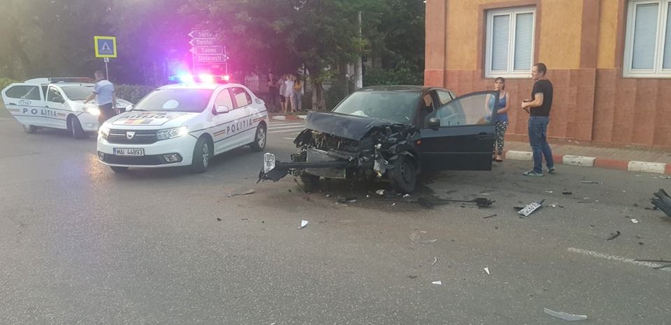 Bărbat rănit într-un accident rutier