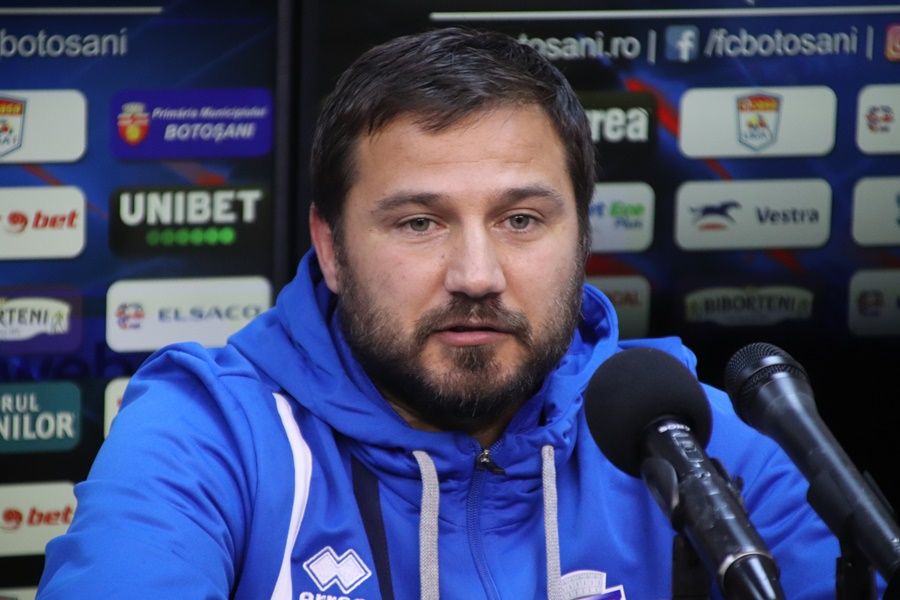 Croitoru începe curățenia la FC Botoșani: „Nu stau să mă rog de nimeni să joace fotbal”