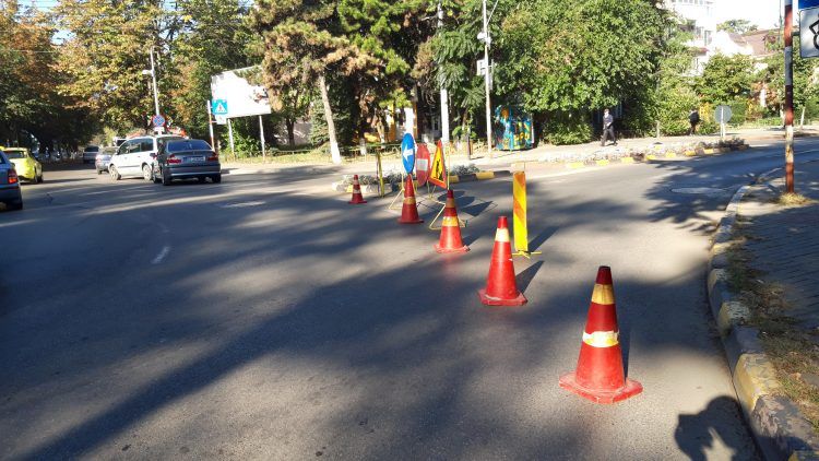 Bulevardul Mihai Eminescu a intrat în reparații