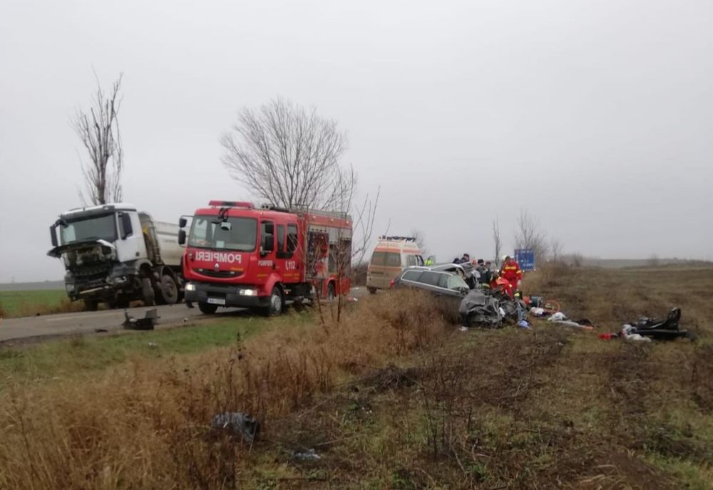 UPDATE. Accident pe DN 29. Șoferul autoturismului a decedat FOTO