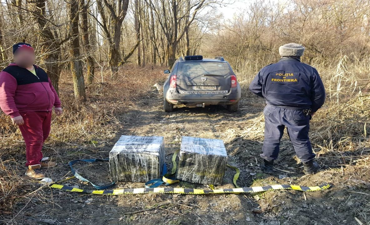 Captură de țigări la Păltiniș. Polițiștii de frontieră au folosit armamentul