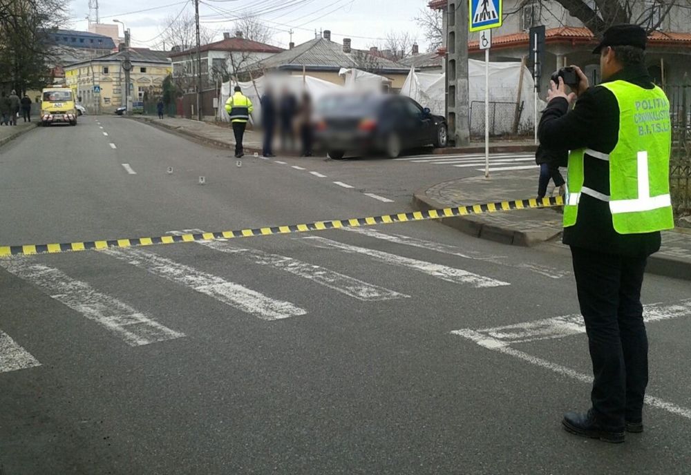 Accident pe o trecere de pietoni din Botoșani