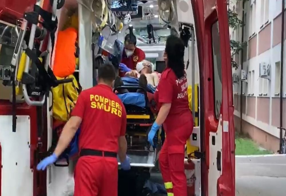 Cioban lovit cu furca în cap VIDEO