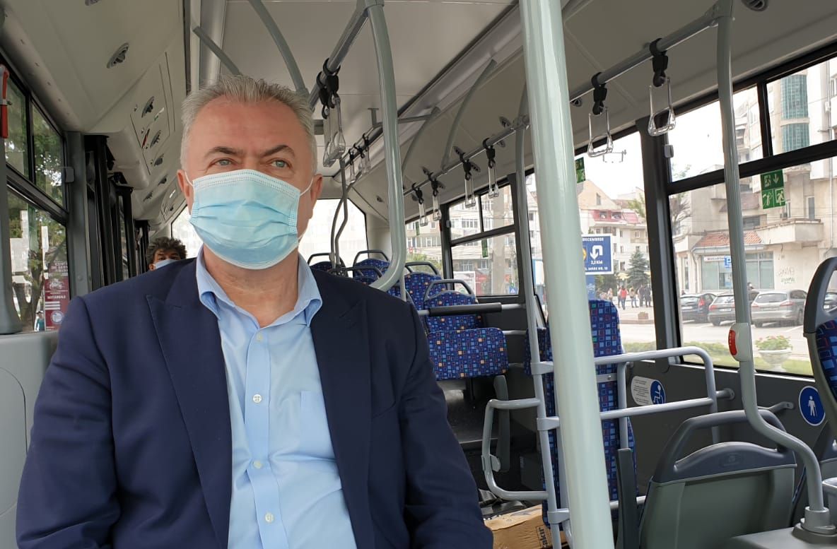 Patru din cele nouă autobuze au ajuns în Botoșani