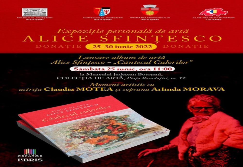 Eveniment cultural-artistic Alice Sfințesco - Cântecul Culorilor 
