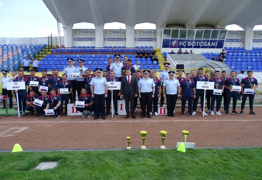 Pompierii din Botoșani sunt câștigătorii etapei zonale a Concursurilor serviciilor profesioniste pentru situații de urgență