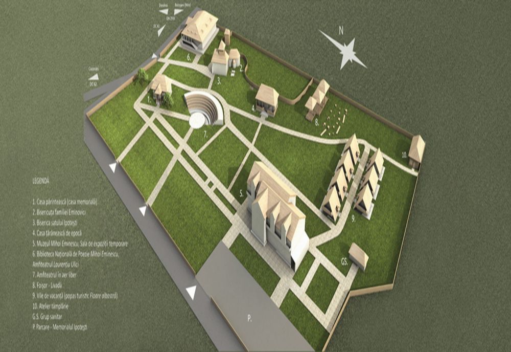 Proiectarea modernizării Memorialului Ipotești, prin fonduri europene