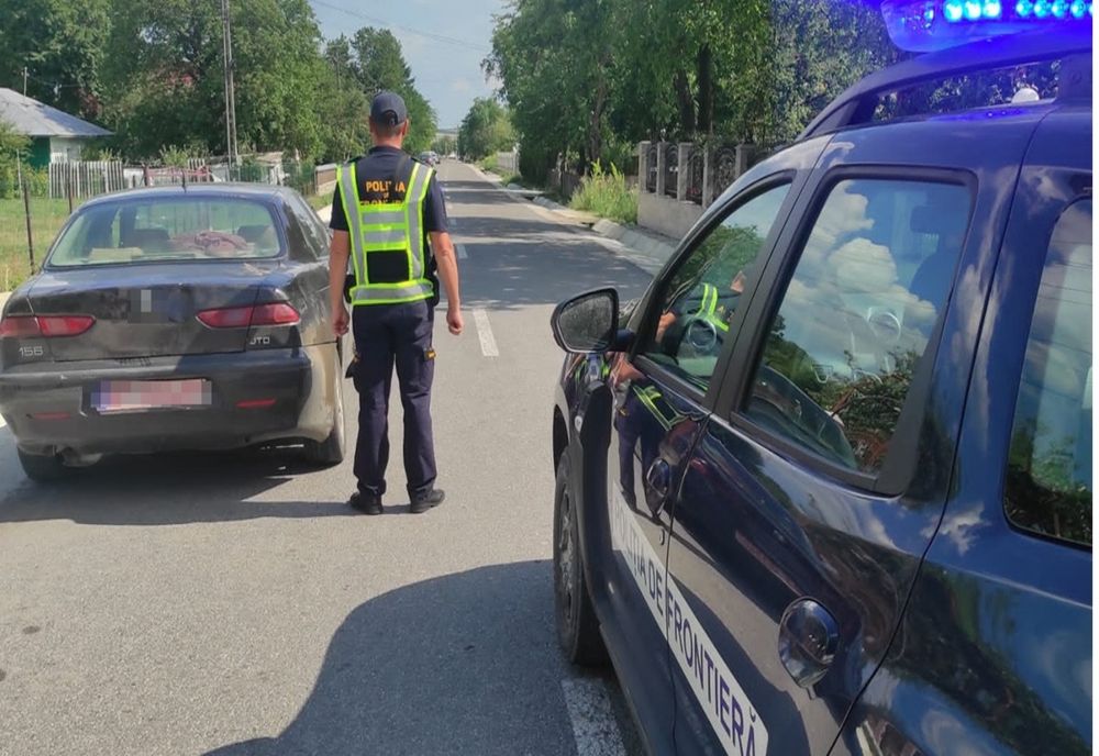 A încercat să fugă de poliţiştii de frontieră, dar a fost dat de gol de body cam