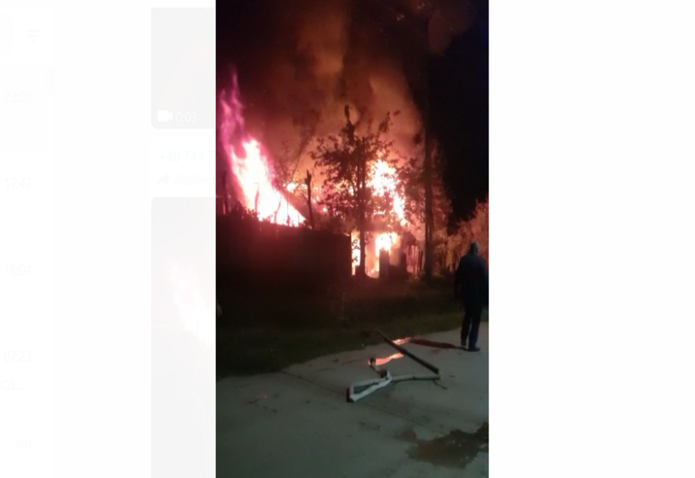 Pompierii care se întorceau de la altă misiune, solicitați la un alt incendiu în Adășeni