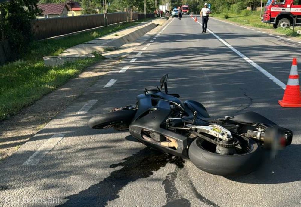 Botoşani: Accident pe DN 29; un motociclist a decedat