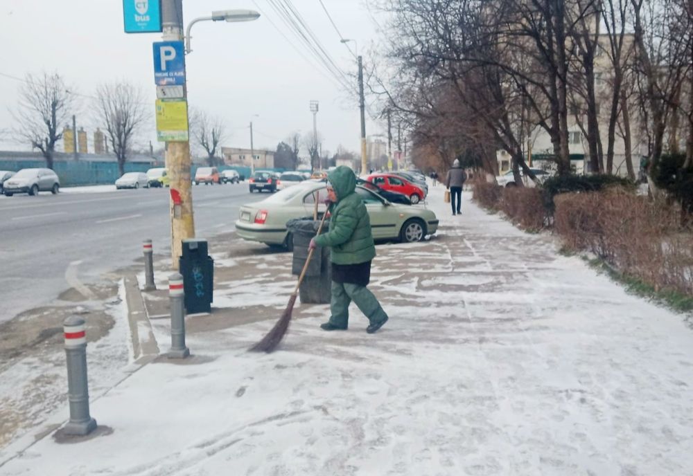 Alertă meteo în Capitală. Ninsori, polei și ger în București, în următoarele zile