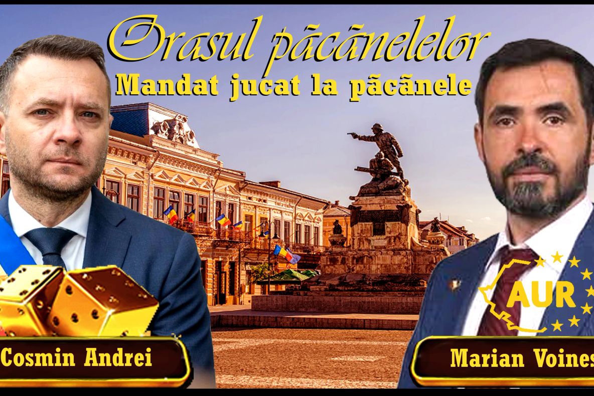 Primarul Botoșaniului își joacă mandatul la păcănele