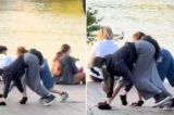 Fenomenul therianilor își face loc și în România! Tineri, filmați purtând măști de animale și deplasându-se în patru labe