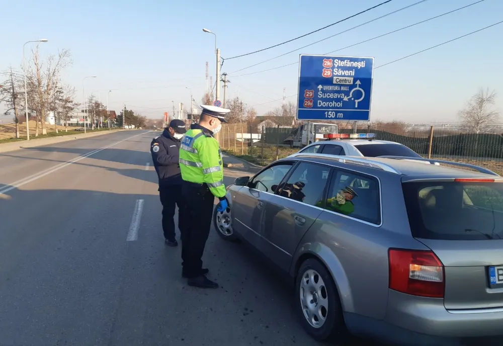 Peste 200 de amenzi în 24 de ore, în județul Botoșani