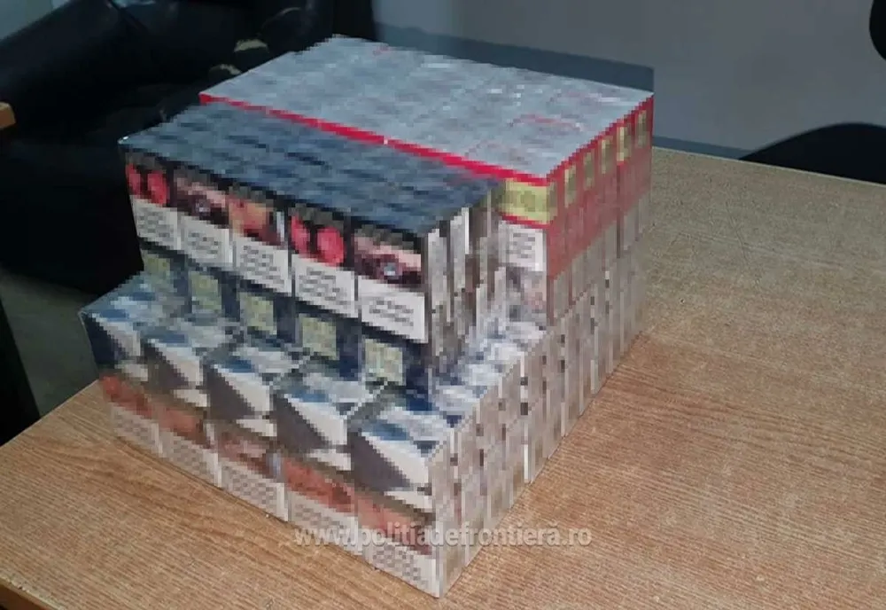 Țigări de contrabandă, pe bancheta din spate a unui autoturism! De unde erau cumpărate