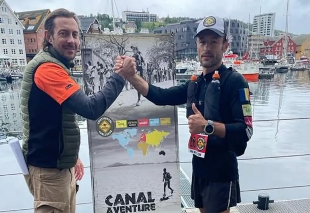 Un pompier de la ISU Botoşani a câştigat ultramaratonul din Norvegia
