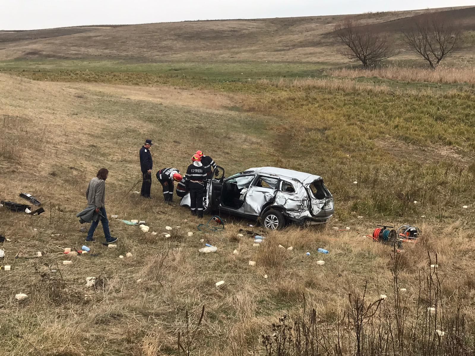 masina rasturnata accident