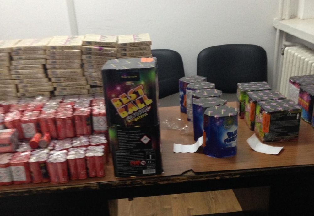 Captură de obiecte pirotehnice