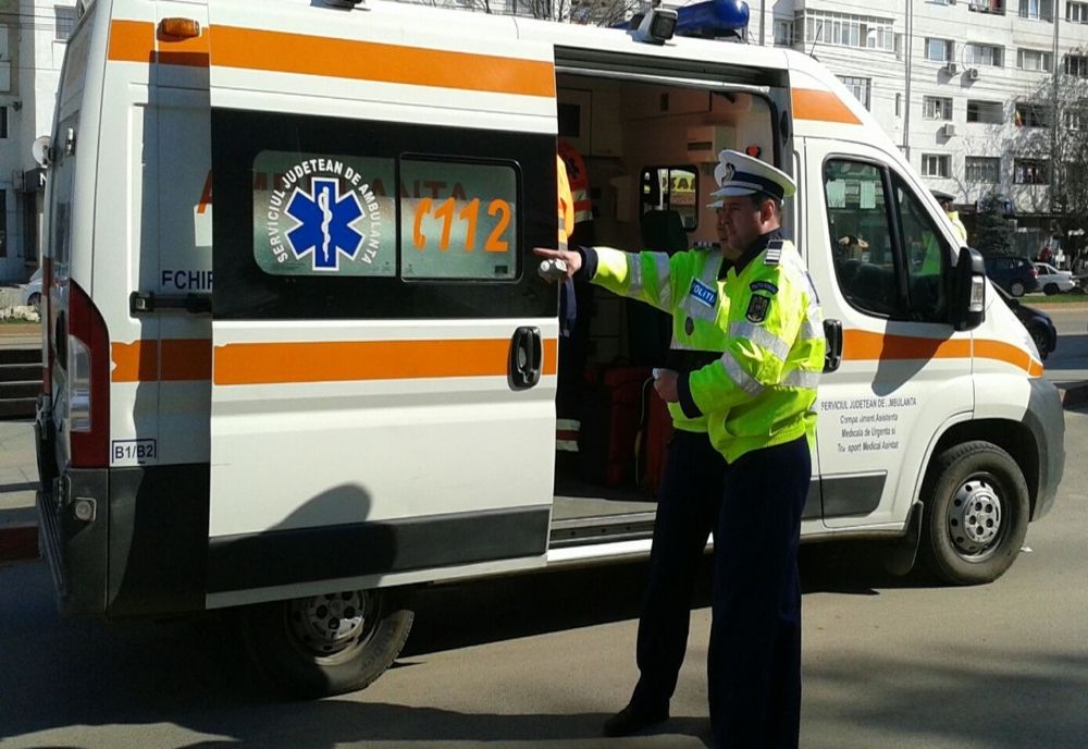 Accident pe DJ282. Un bărbat a ajuns la spital