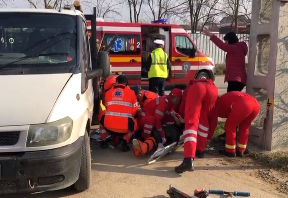 Minori răniți într-un accident rutier