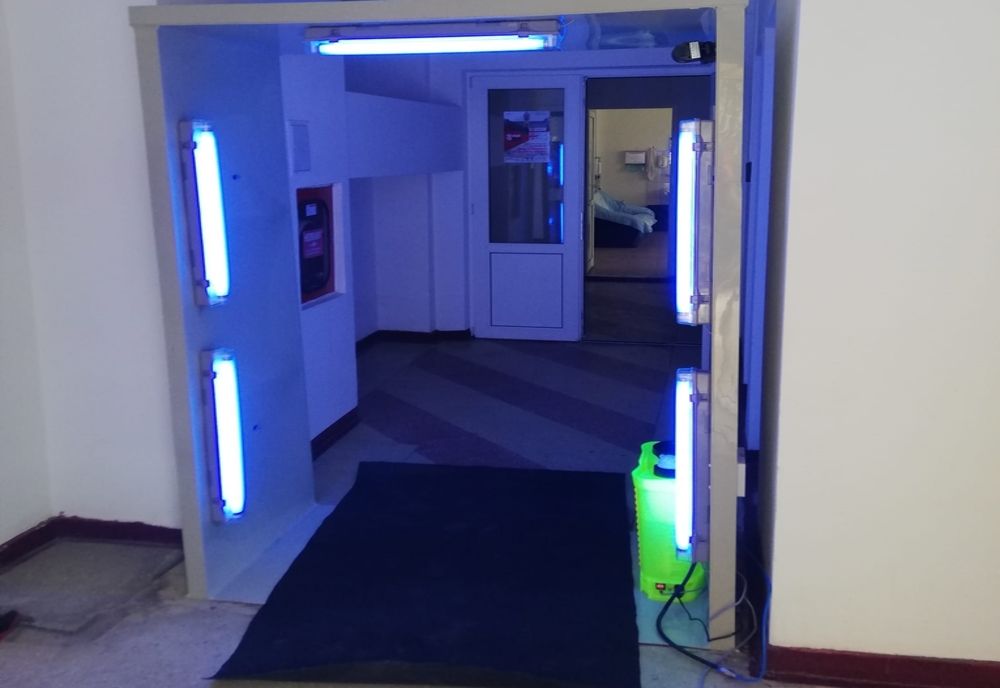 Tunel de decontaminare donat Serviciului Județean de Ambulanță