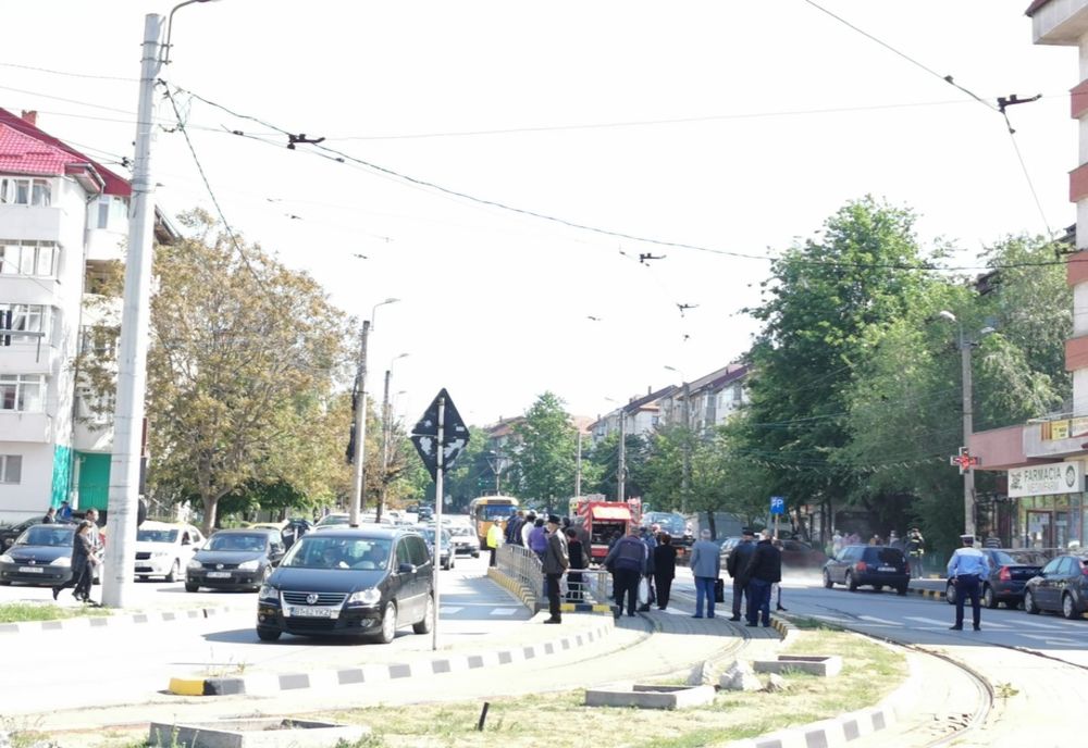 Accident pe strada Ion Pillat din Botoșani