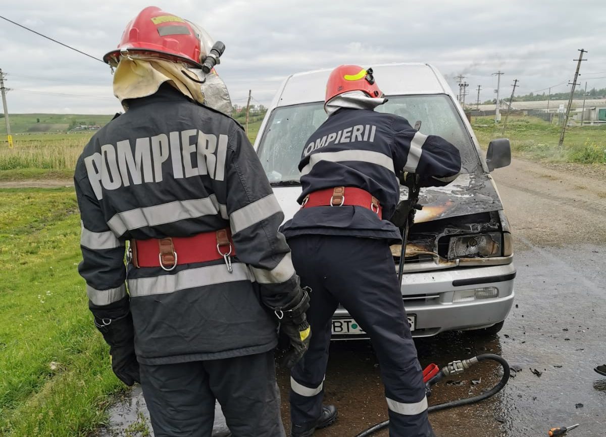 incendiu autoutilitara
