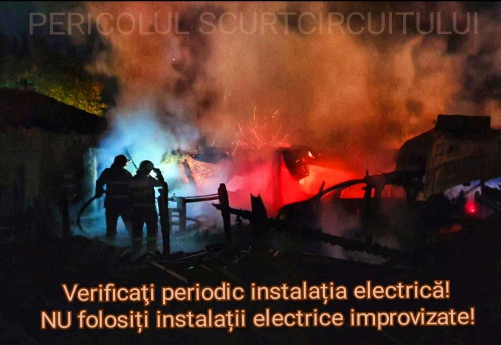 Pericolul scurtcircuitului- recomandările pompierilor