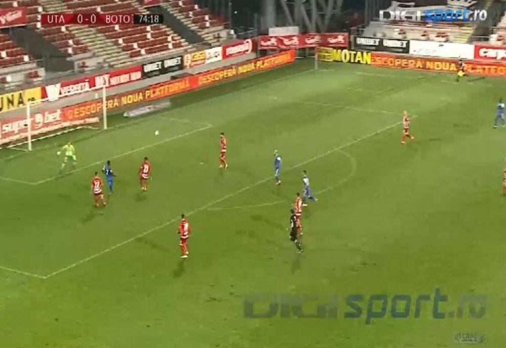 Remiză fără goluri între UTA și FC Botoșani