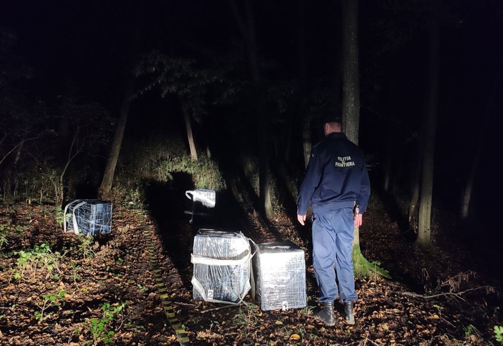 Peste 6.000 de pachete de țigări de contrabandă, descoperite de polițiștii de frontieră botoșăneni