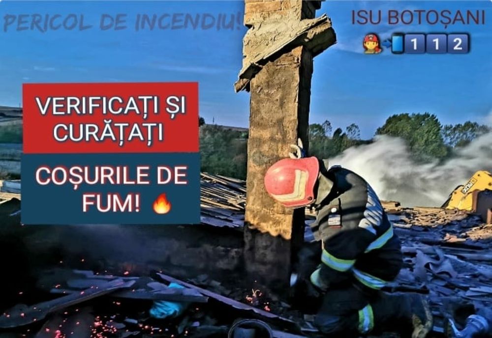 Verificați și curățați coșurile de fum!